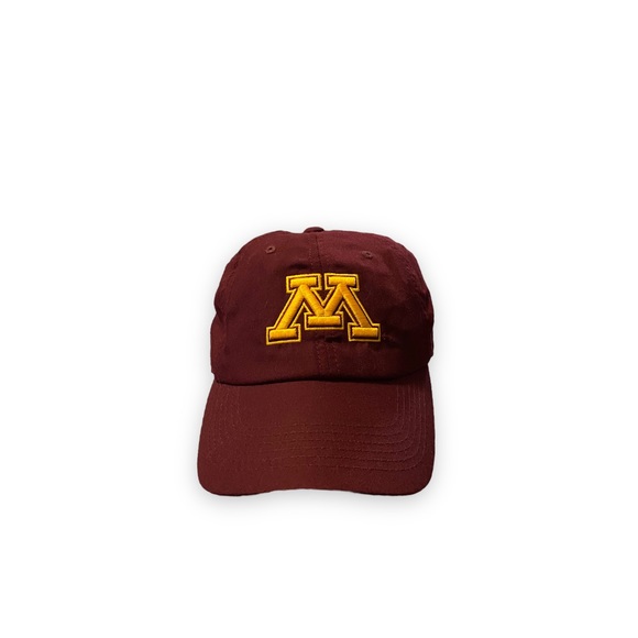 Top Of The World Maroon Minnesota Golden Grophers Logo Staple Adjustable Hat - Picture 2 of 10